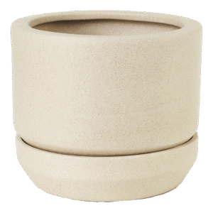 Beige Ceramic Pot