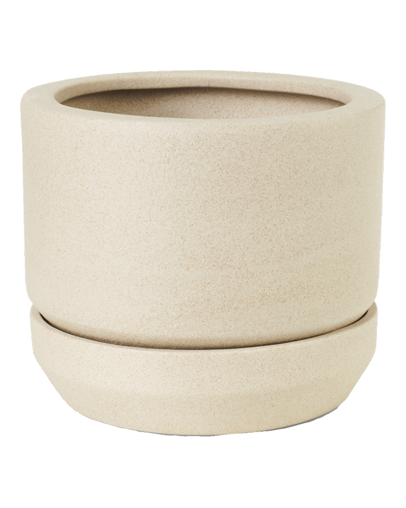 Beige Ceramic Pot