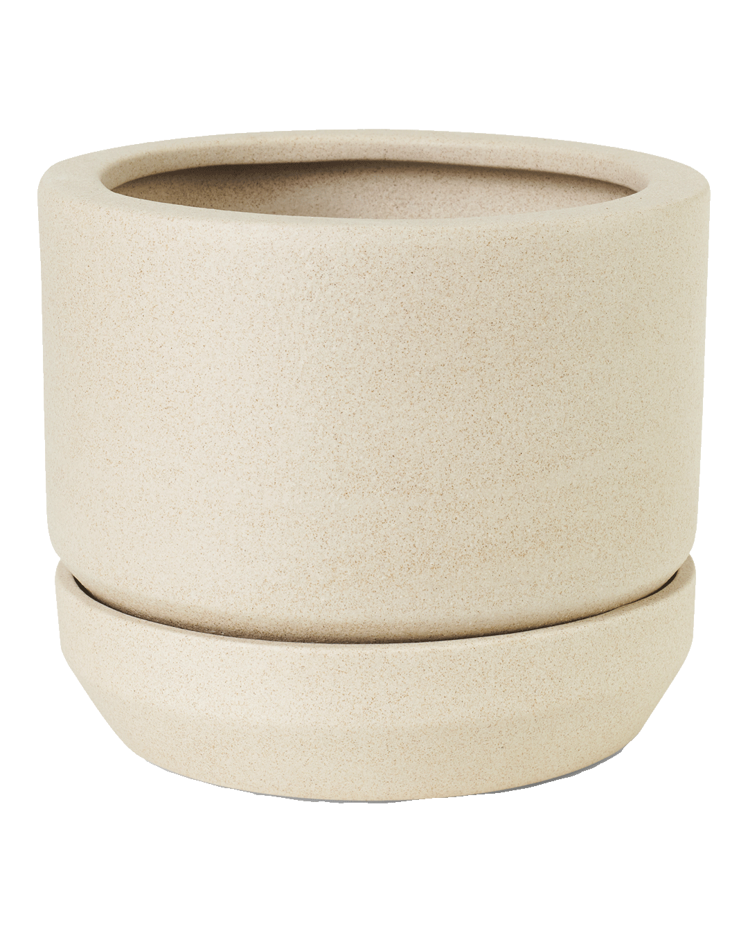 Beige Ceramic Pot